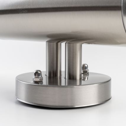 BRILAGI - LED-Außen-Wandleuchte ELIA 1xE27/7W/230V 4000K IP44 mattchrom