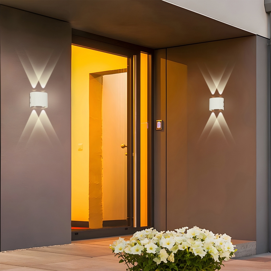 Brilagi - LED Außenwandleuchte FLAREBOX LED/4W/230V weiß IP65