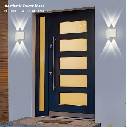 Brilagi - LED Außenwandleuchte FLAREBOX LED/4W/230V weiß IP65