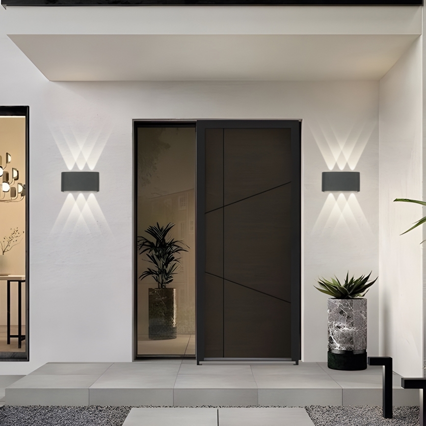 Brilagi - LED-Außenwandleuchte FLAREBOX LED/6W/230V anthrazit IP65