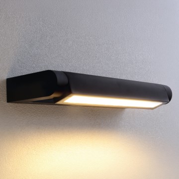 BRILAGI - LED Außenwandleuchte für die Fassade SALERNO LED/12W/230V 35,5 cm schwarz IP65