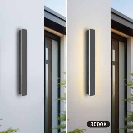 Brilagi - LED-Außenwandleuchte LINEAR LED/12W/230V 3000K IP65 50 cm Anthrazit CRI 90