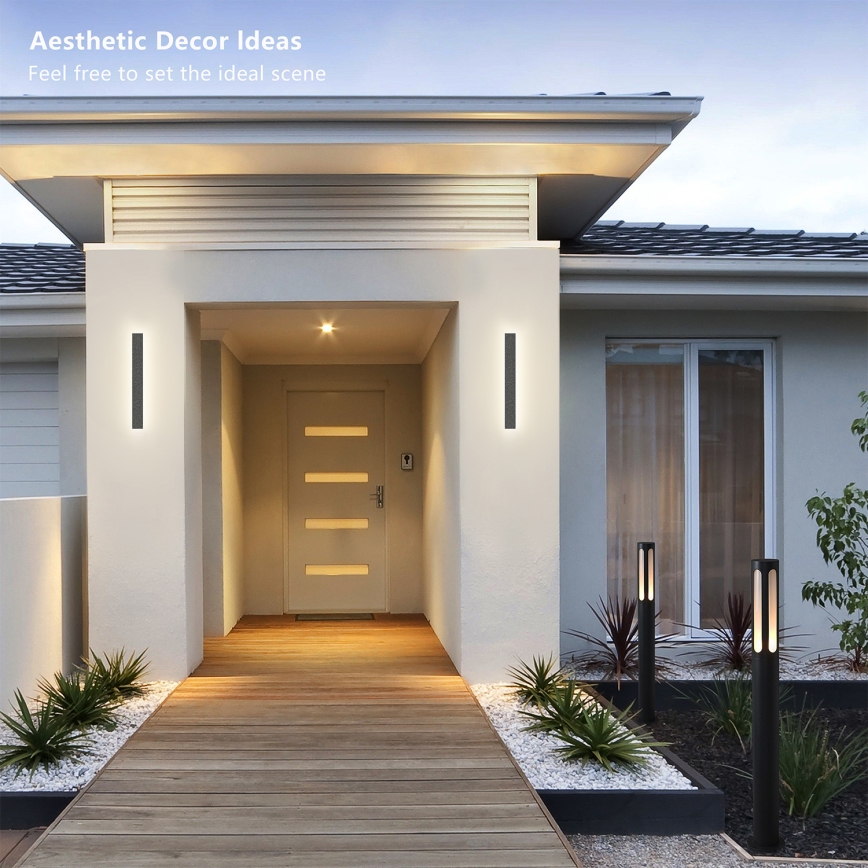 Brilagi - LED-Außenwandleuchte LINEAR LED/12W/230V 3000K IP65 50 cm Anthrazit CRI 90