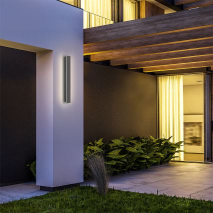 Brilagi - LED-Außenwandleuchte LINEAR LED/12W/230V 4000K IP65 50 cm Anthrazit CRI 90