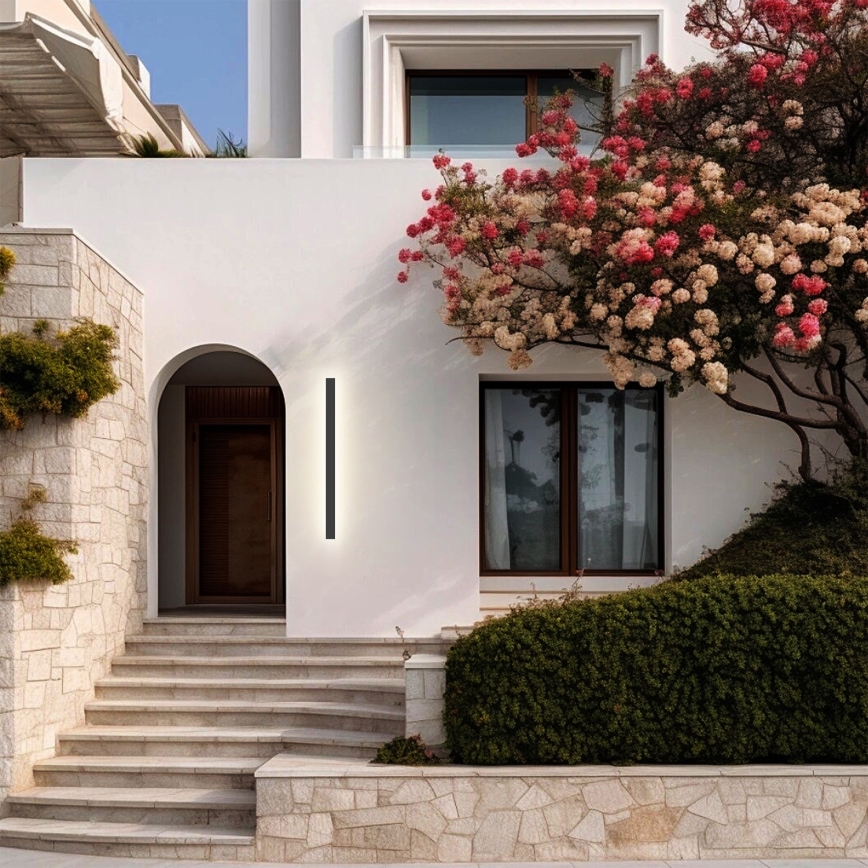 Brilagi - LED Außen-Wandleuchte LINEAR LED/22W/230V 3000K IP65 100 cm anthrazit CRI 90