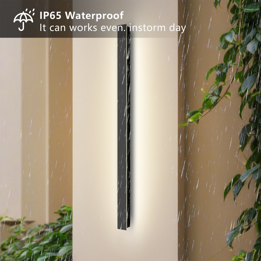 Brilagi - LED-Außenwandleuchte LINEAR LED/22W/230V 3000K IP65 100 cm schwarz CRI 90