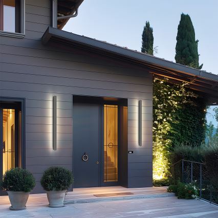 Brilagi - LED-Außenwandleuchte LINEAR LED/22W/230V 4000K IP65 100 cm Anthrazit CRI 90