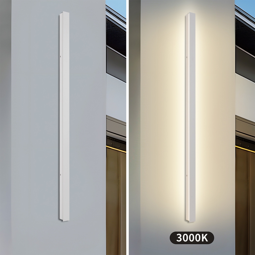 Brilagi - LED-Außen-Wandleuchte LINEAR LED/32W/230V 3000K IP65 140 cm weiß CRI 90