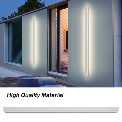 Brilagi - LED-Außen-Wandleuchte LINEAR LED/32W/230V 3000K IP65 140 cm weiß CRI 90
