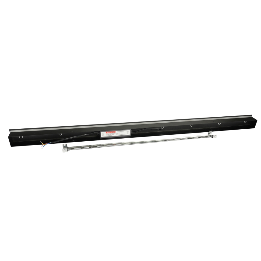 Brilagi - LED-Außenwandleuchte LINEAR 32W 230V 3000K IP65 140 cm schwarz CRI 90