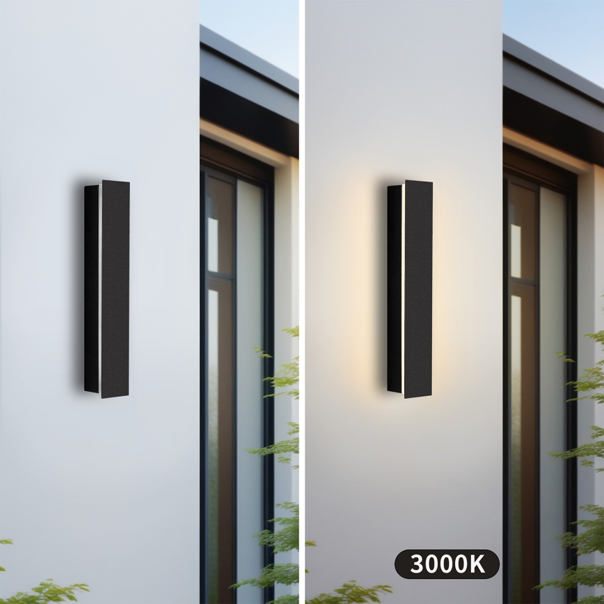 Brilagi - LED Außenwandleuchte LINEAR LED/8W/230V 3000K IP65 30 cm schwarz CRI 90