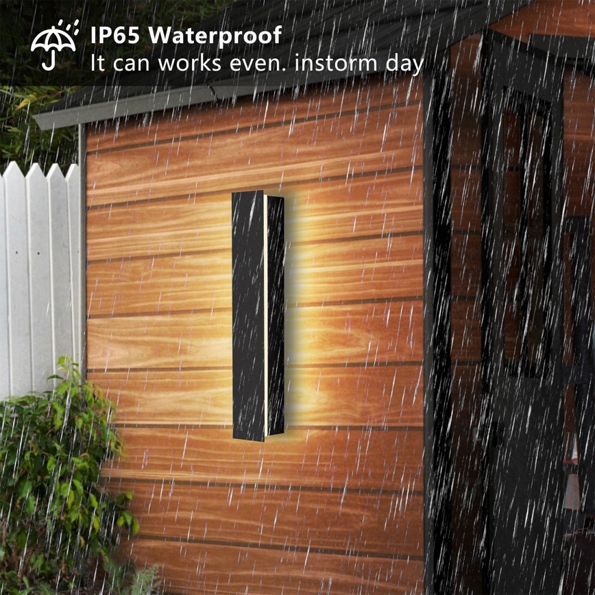 Brilagi - LED Außenwandleuchte LINEAR LED/8W/230V 3000K IP65 30 cm schwarz CRI 90