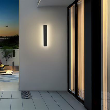 Brilagi - LED-Außenwandleuchte LINEAR LED/8W/230V 4000K IP65 30 cm schwarz CRI 90