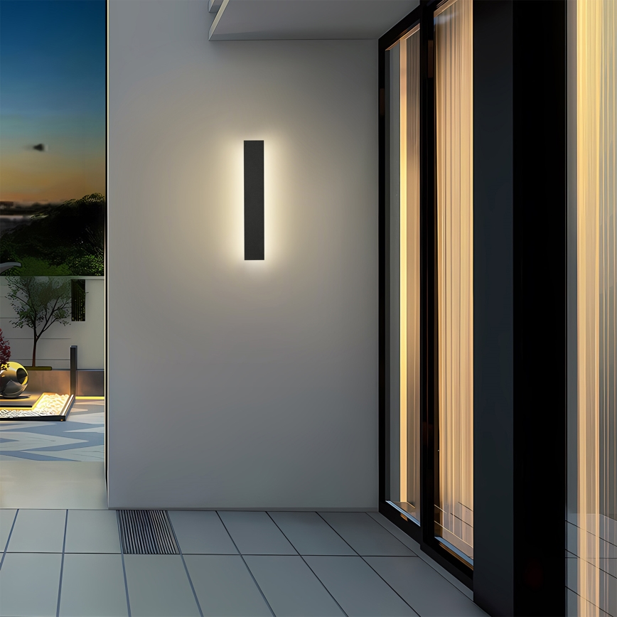 Brilagi - LED-Außenwandleuchte LINEAR LED/8W/230V 4000K IP65 30 cm schwarz CRI 90