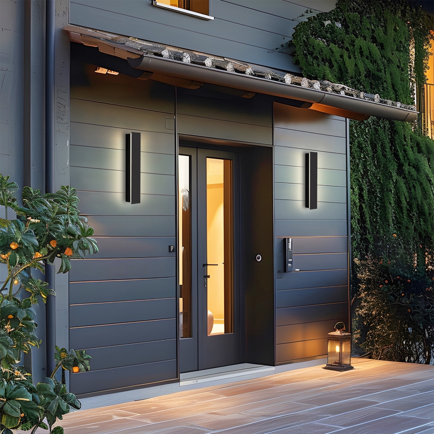 Brilagi - LED-Außenwandleuchte LINEAR LED/8W/230V 4000K IP65 30 cm schwarz CRI 90