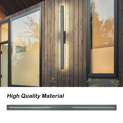 Brilagi - LED Außenwandleuchte LINEO LED/24W/230V 3000K IP65 100 cm anthrazit CRI 90