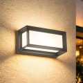 Brilagi - LED-Außenwandleuchte mit Sensor PARKER LED/12W/230V anthrazit IP44