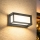 Brilagi - LED-Außenwandleuchte mit Sensor PARKER LED/12W/230V anthrazit IP44
