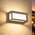 Brilagi - LED-Außenwandleuchte mit Sensor PARKER LED/12W/230V grau IP44