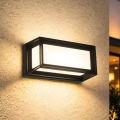 Brilagi - LED-Außenwandleuchte mit Sensor PARKER LED/12W/230V schwarz IP44