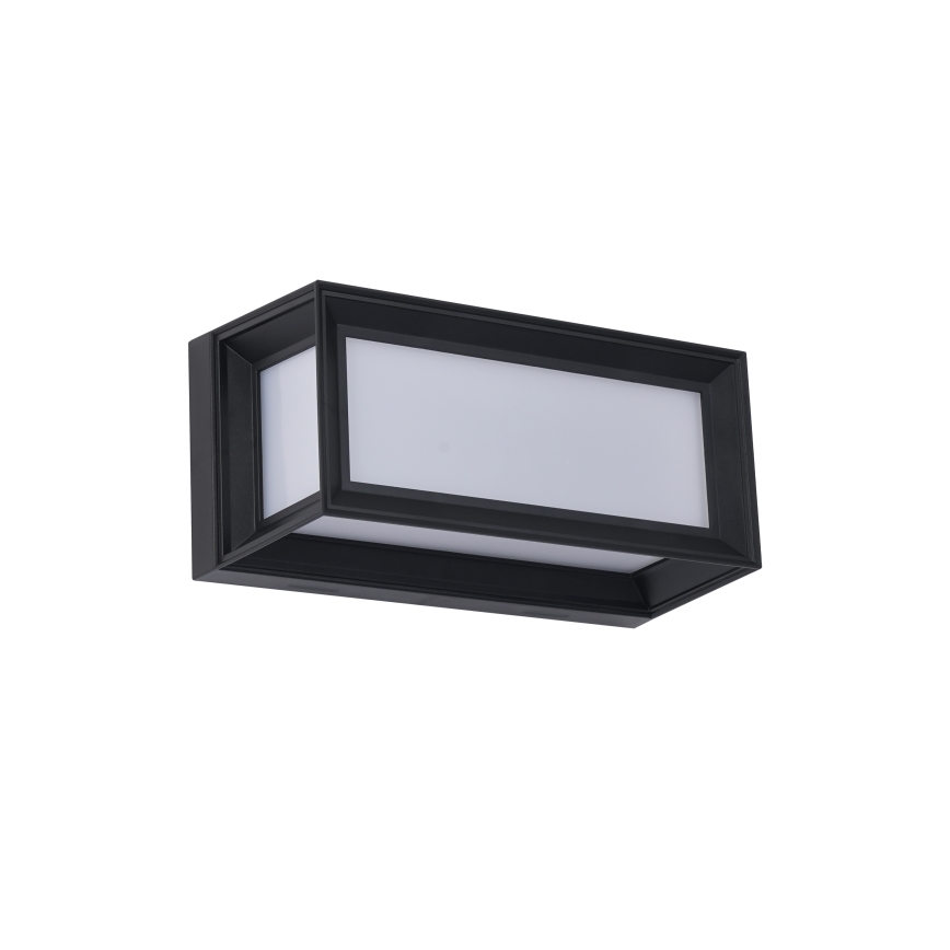 Brilagi - LED-Außenwandleuchte mit Sensor PARKER LED/12W/230V schwarz IP44