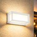 Brilagi - LED-Außenwandleuchte mit Sensor PARKER LED/12W/230V Weiß IP44