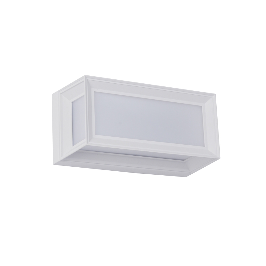 Brilagi - LED-Außenwandleuchte mit Sensor PARKER LED/12W/230V Weiß IP44