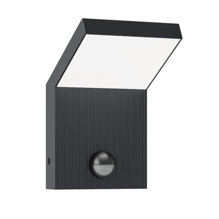 Brilagi - LED-Außenwandleuchte mit Sensor RIANO LED/8W/230V anthrazit IP65
