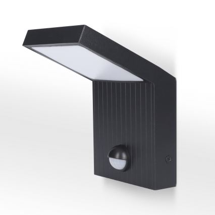 Brilagi - LED-Außenwandleuchte mit Sensor RIANO LED/8W/230V anthrazit IP65