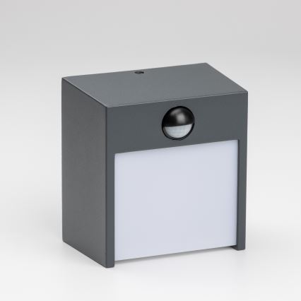 Brilagi - LED Außenwandleuchte mit Sensor TERNI LED/12W/230V Anthrazit IP44