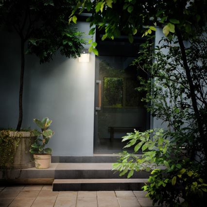 Brilagi - LED Außenwandleuchte mit Sensor TERNI LED/12W/230V Anthrazit IP44