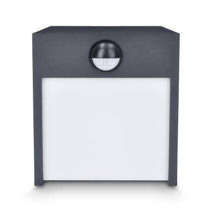 Brilagi - LED Außenwandleuchte mit Sensor TERNI LED/12W/230V Anthrazit IP44