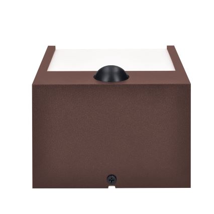 Brilagi - LED-Außenwandleuchte mit Sensor TERNI LED/12W/230V braun IP44