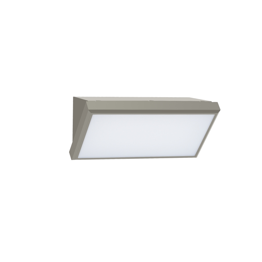Brilagi - LED Außenwandleuchte mit Sensor TRIANGLE LED/20W/230V grau IP65