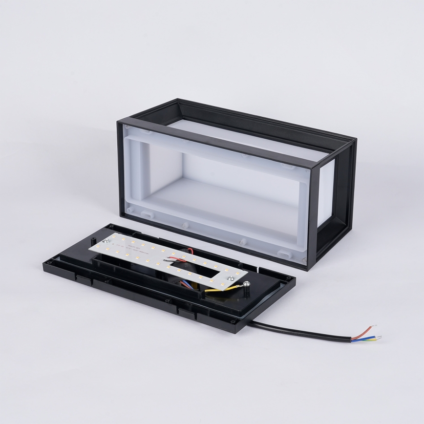 Brilagi - LED Außenwandleuchte PARKER LED/12W/230V schwarz IP44