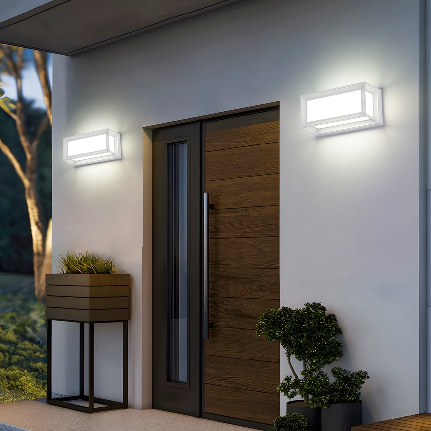 Brilagi - LED Außenwandleuchte PARKER LED/12W/230V weiß IP44