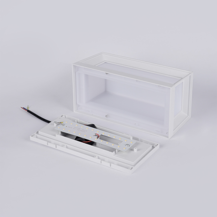 Brilagi - LED Außenwandleuchte PARKER LED/12W/230V weiß IP44