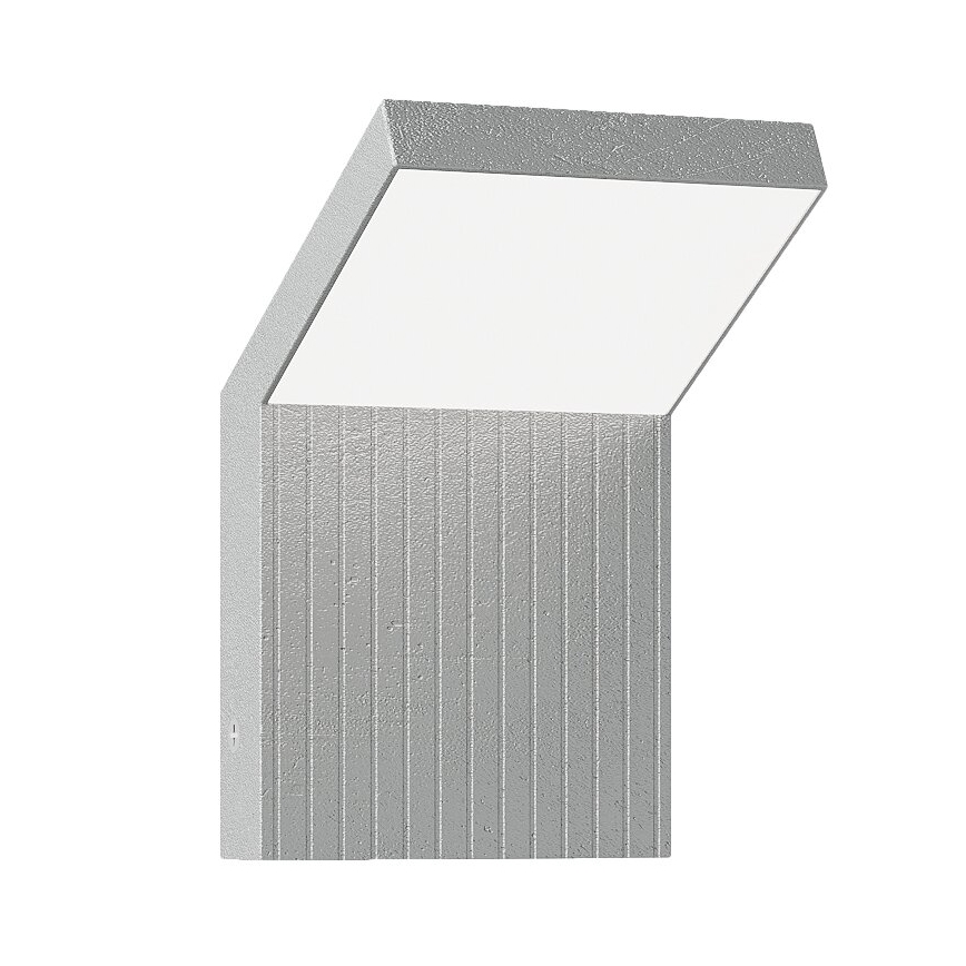 Brilagi - LED Außenwandleuchte RIANO LED/8W/230V silber IP65