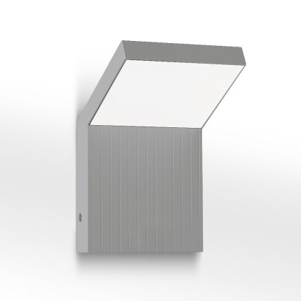 Brilagi - LED Außenwandleuchte RIANO LED/8W/230V silber IP65