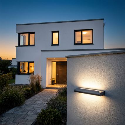 Brilagi - LED-Außenwandleuchte SALERNO LED/12W/230V 35,5 cm anthrazit IP65