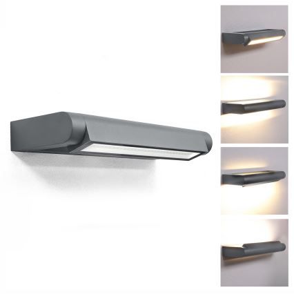 Brilagi - LED-Außenwandleuchte SALERNO LED/12W/230V 35,5 cm anthrazit IP65