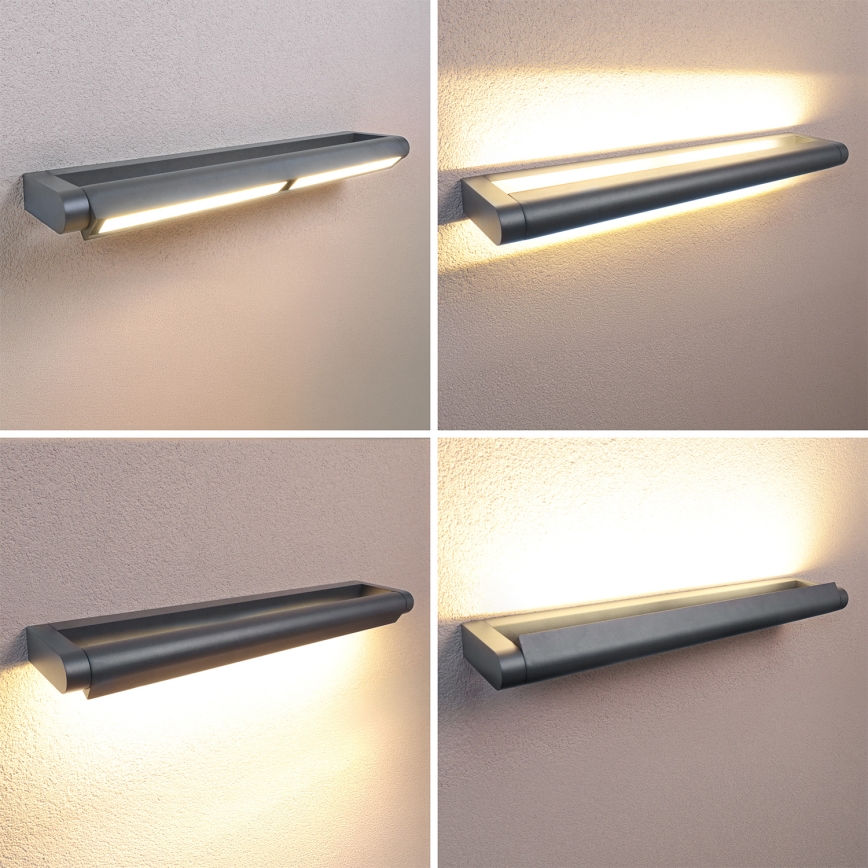 Brilagi - LED-Außenwandleuchte SALERNO LED/24W/230V 66 cm Anthrazit IP65