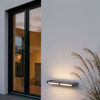 Brilagi - LED-Außenwandleuchte SALERNO LED/24W/230V 66 cm Anthrazit IP65