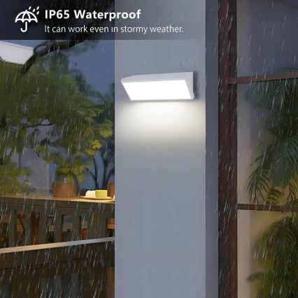 Brilagi - LED Außenwandleuchte TRIANGLE LED/42W/230V weiß IP65