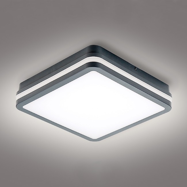 Brilagi - LED-Auβenleuchte BENE LED/24W/230V 26x26 cm anthrazit IP54