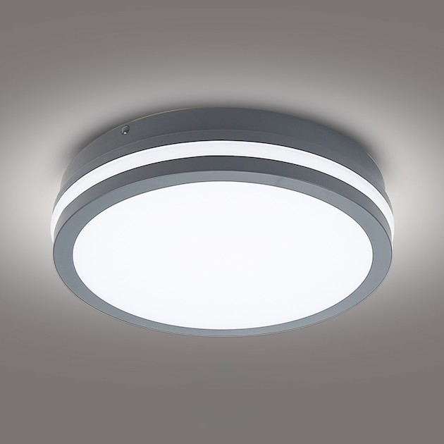 Brilagi - LED-Auβenleuchte BENE LED/24W/230V d 26 cm anthrazit IP54