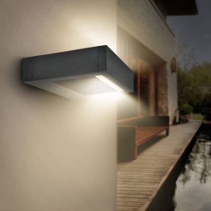 Brilagi - LED-Wandleuchte für den Außenbereich RAGUSA LED/7W/230V 3000/4000/6000K anthrazit IP54