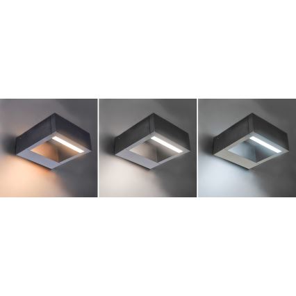 Brilagi - LED-Wandleuchte für den Außenbereich RAGUSA LED/7W/230V 3000/4000/6000K anthrazit IP54