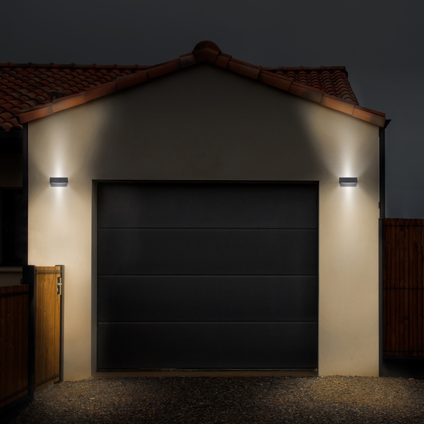 Brilagi - LED-Wandleuchte für den Außenbereich RAGUSA LED/7W/230V 3000/4000/6000K anthrazit IP54