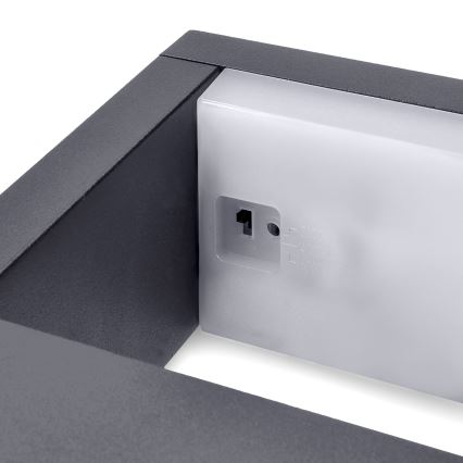 Brilagi - LED-Wandleuchte für den Außenbereich RAGUSA LED/7W/230V 3000/4000/6000K anthrazit IP54